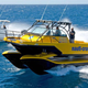 Illustration for article titled This Prototype Catamaran Lets You Cruise the Sea on Suspension Stilts